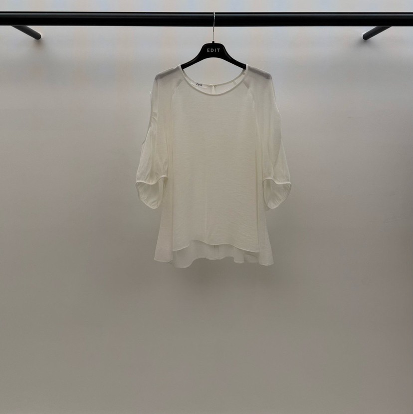 空韓國代購女裝新款25春夏真品休閑職業推薦時尚襯衫蕾絲衫EDIT襯衫/蕾絲衫