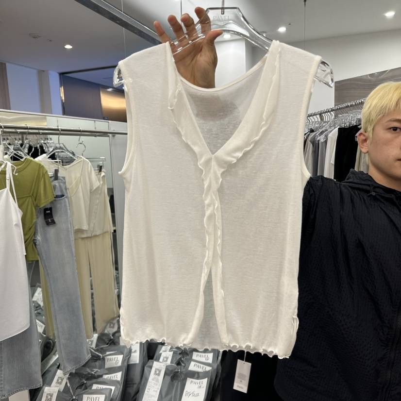 PAVEL韓國代購女裝新款真品職業人氣時尚25春夏熱賣吊帶背心PAVEL吊帶/背心