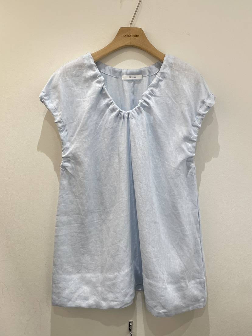OBSESS東大門直郵女士新款25春夏職業真品休閑推薦襯衫蕾絲衫OBSESS/EARLY BIRD襯衫/蕾絲衫