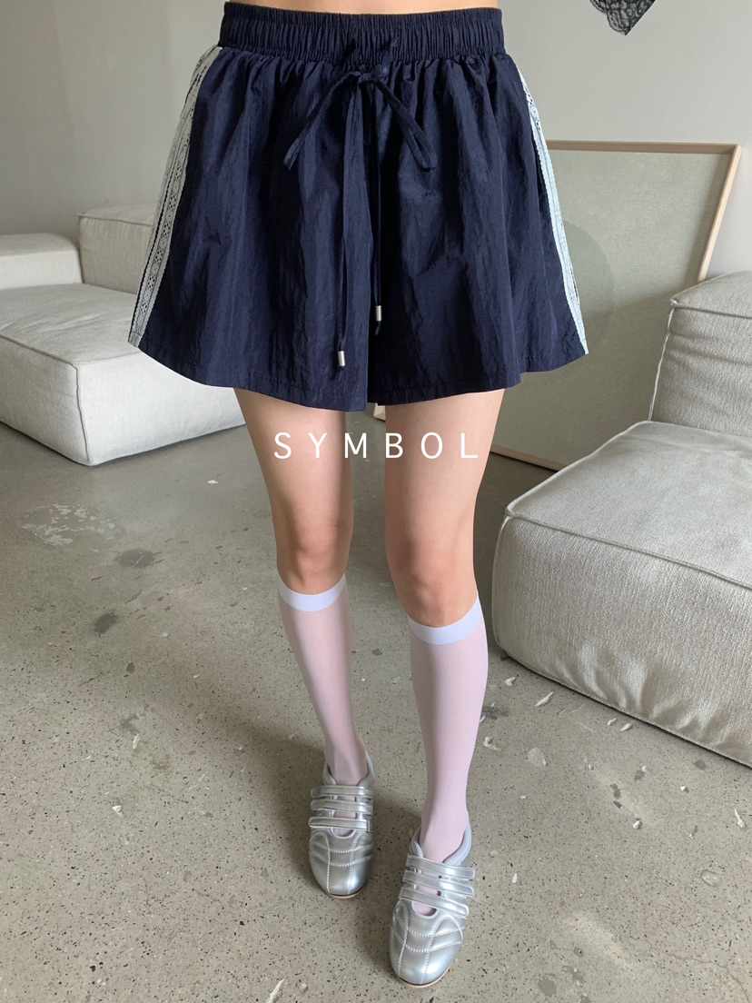 SYMBOL韓國直郵女裝新款推薦時尚熱賣人氣25春夏職業休閑短褲SYMBOL短褲