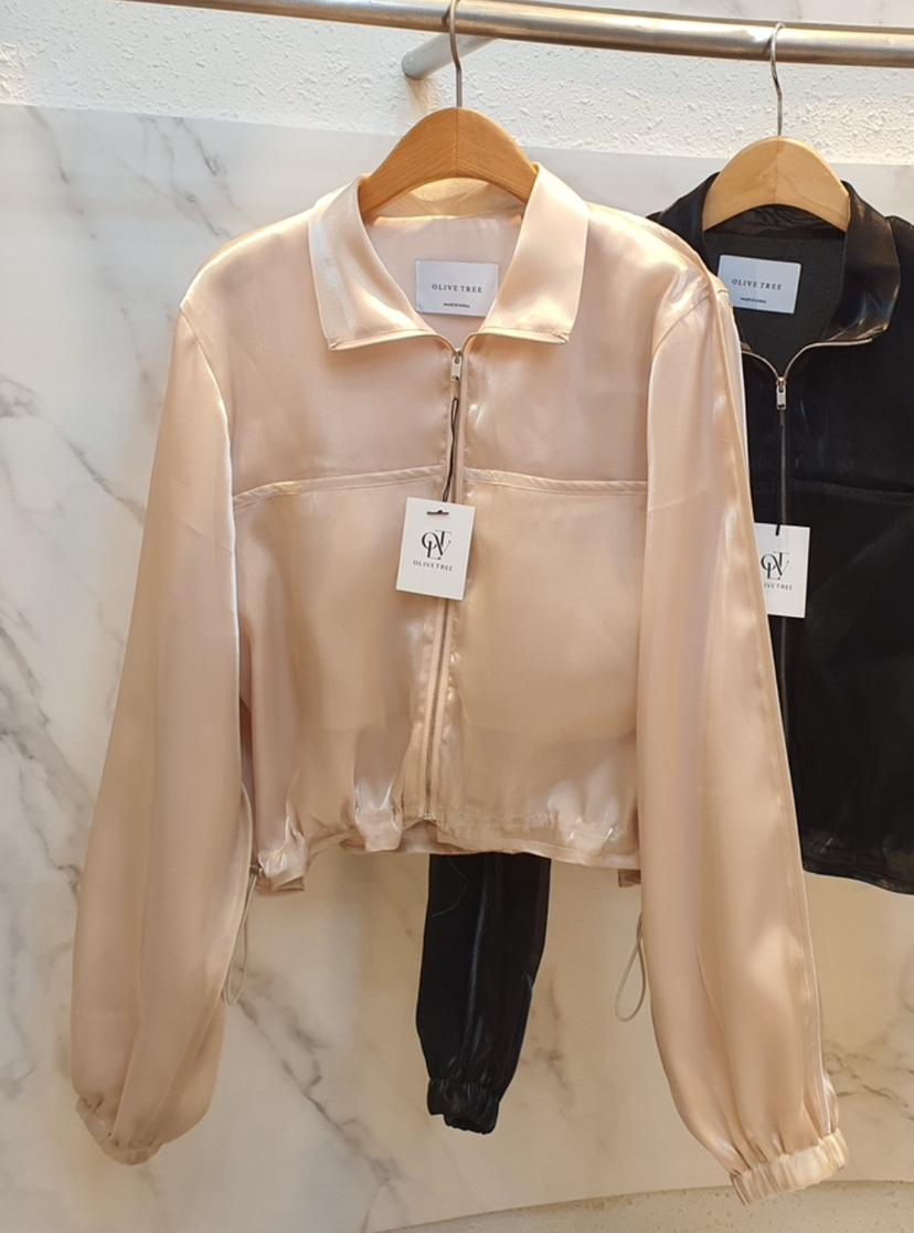 OLIVE TrEE韓國㊣直郵東大門代購女裝新品人氣熱賣夾克歐根紗OLIVE TrEE夾克