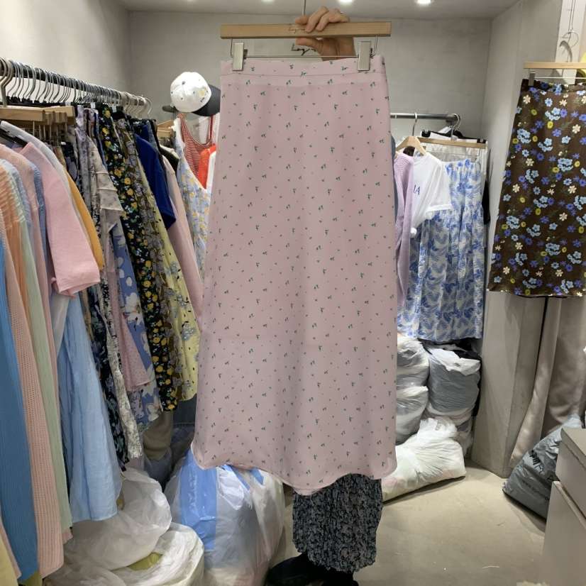 LOGROAD韓國直郵㊣東大門實拍女裝新款25春夏熱賣半身裙中短裙LOG ROAD半身裙/中短裙
