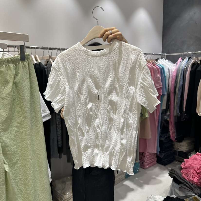 OPEN韓國代購女士新品推薦25春夏人氣時尚真品職業襯衫蕾絲衫OPEN襯衫/蕾絲衫