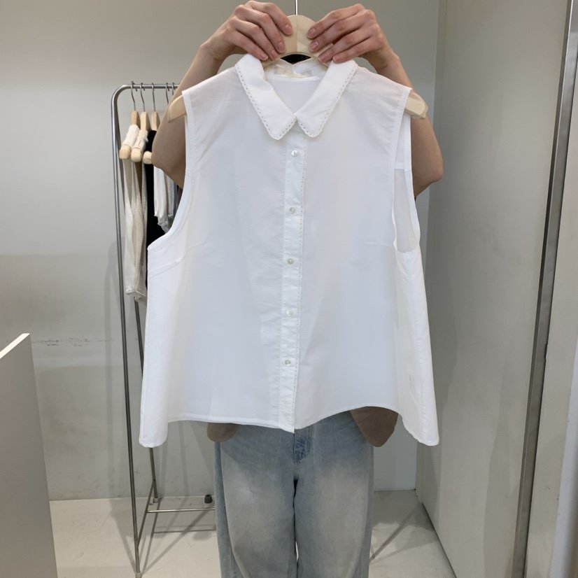 OUTRENE東大門實拍女士新品推薦熱賣真品25春夏休閑襯衫蕾絲衫OUTRENE襯衫/蕾絲衫