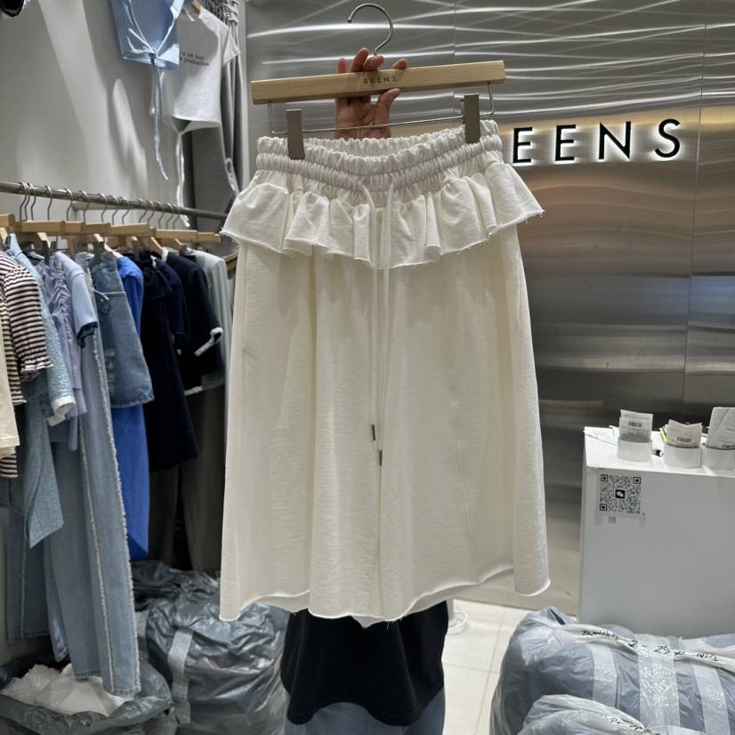 BEENS東大門實拍女士新品人氣時尚職業25春夏推薦真品休閑短褲BEENS短褲