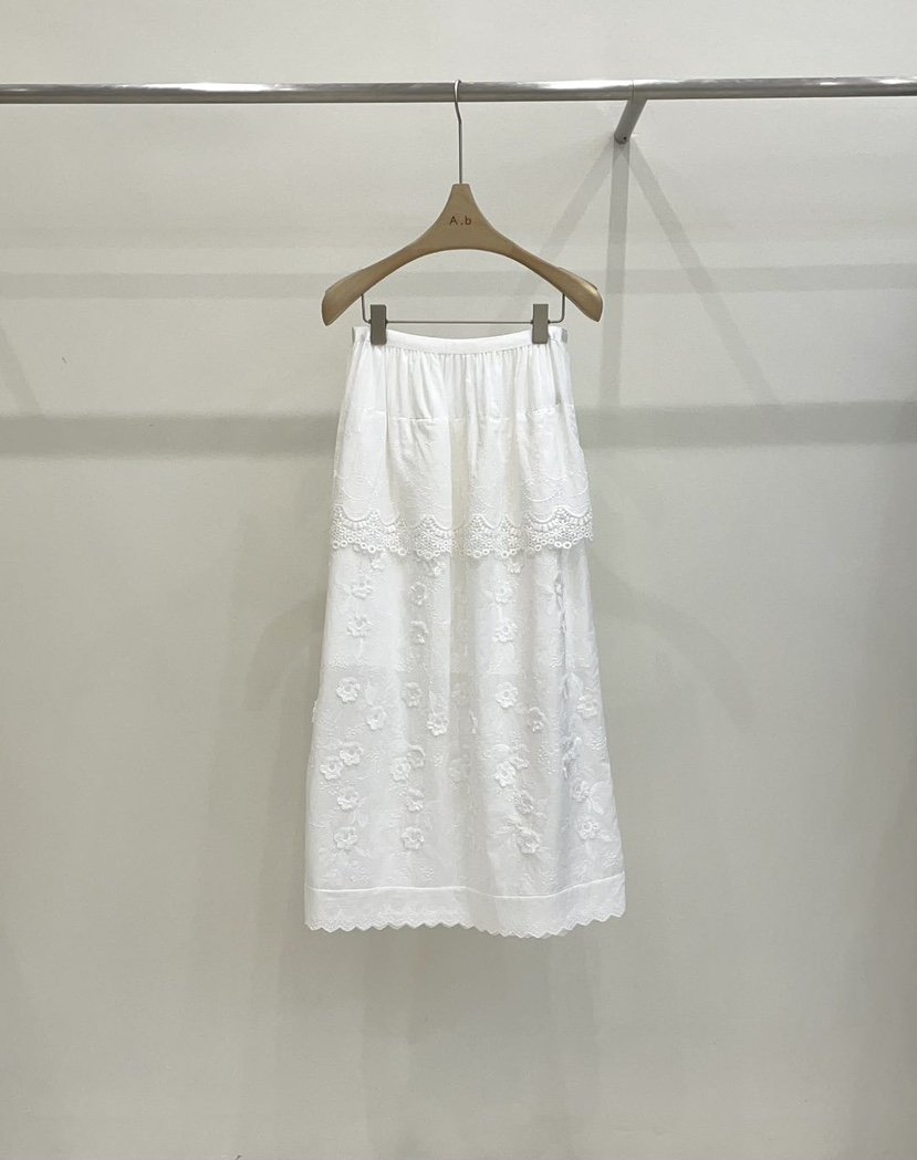 AUTUMN BEIGE-Q東大門代購女士新品25春夏真品半身裙中短裙A.b/AUTUMN BEIGE半身裙/中短裙