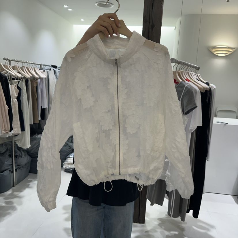 AVECNOUS東大門直郵女裝新品休閑25春夏熱賣職業推薦夾克拉鏈AVECNOUS夾克