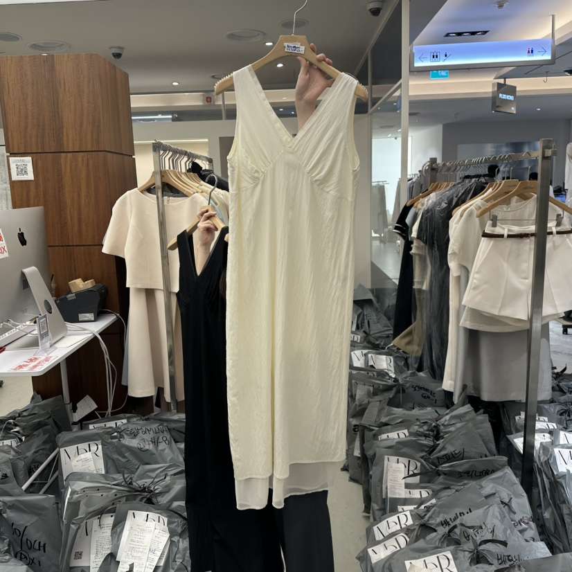 MER東大門代購女士新款25春夏推薦職業休閑時尚真品人氣連衣裙MER/ANGELO BIANCO連衣裙