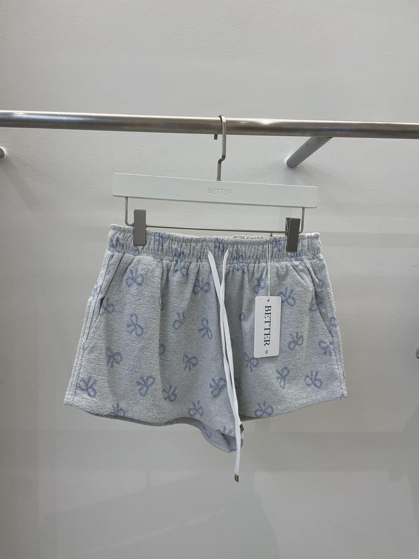 BETTER韓國直郵女裝新品推薦25春夏職業休閑真品短褲毛圈布BETTER短褲