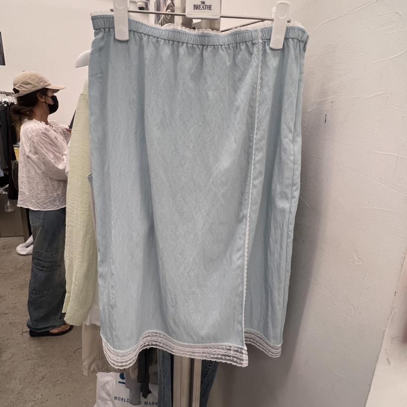 BREATHE韓國直郵女裝新品25春夏時尚職業人氣真品半身裙中短裙BREATHE半身裙/中短裙