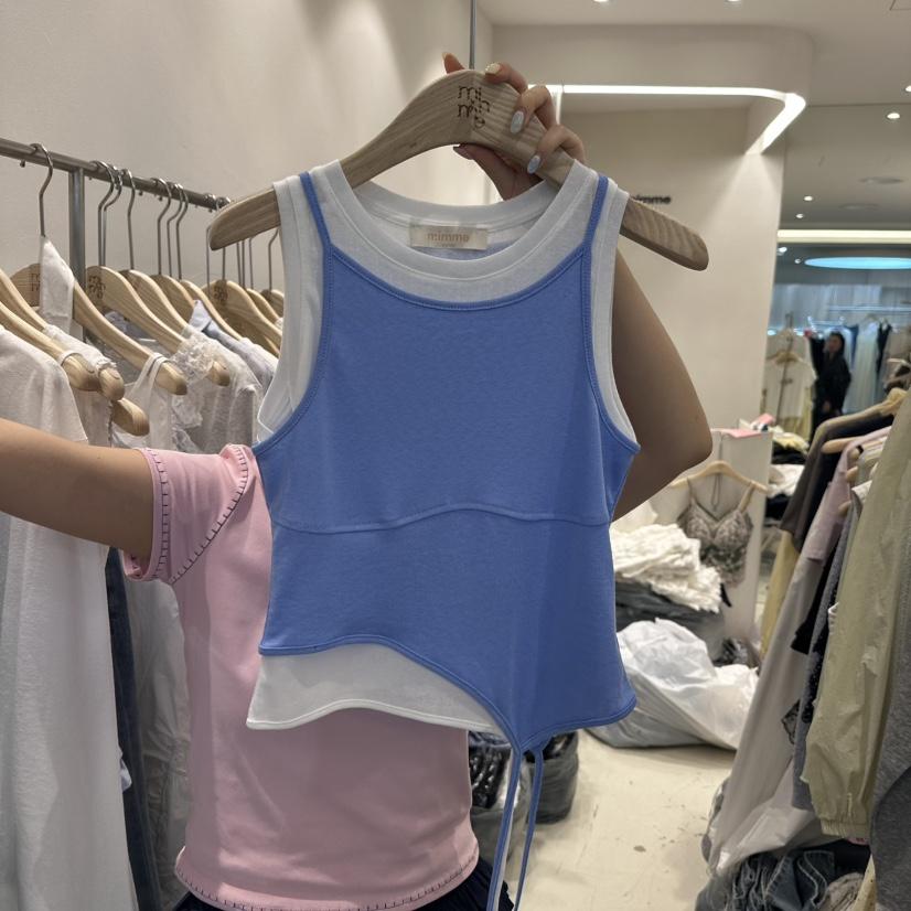 MIMME韓國直郵女裝新款真品25春夏熱賣推薦人氣休閑吊帶背心MIMME吊帶/背心