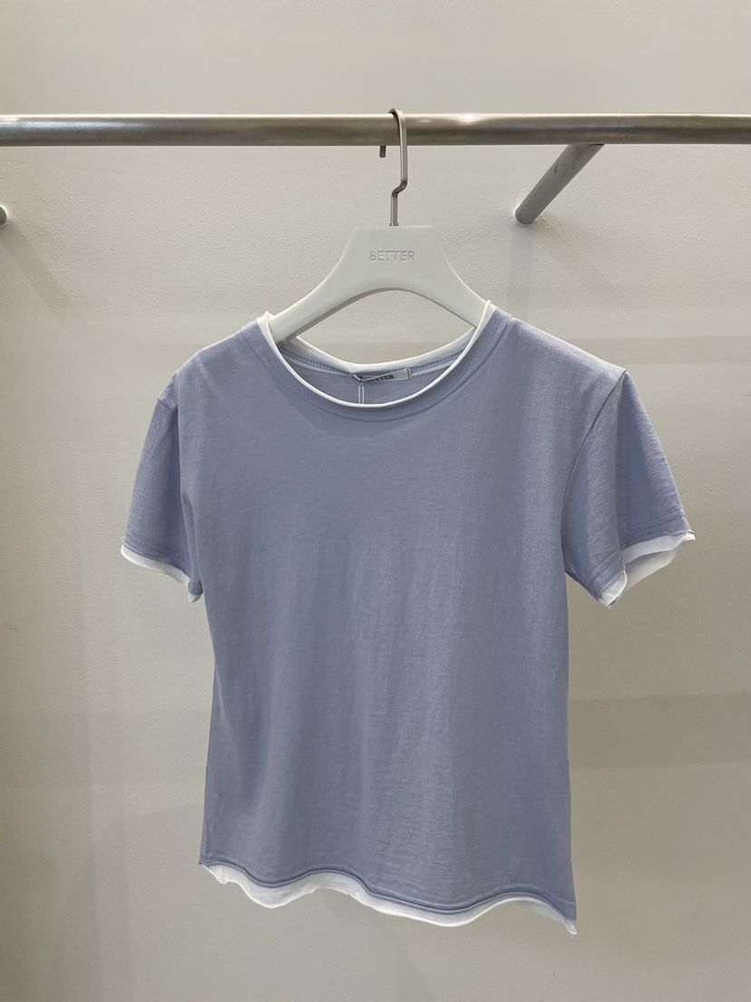 BETTER韓國代購女士新品25春夏真品時尚推薦休閑職業熱賣T恤BETTERT恤