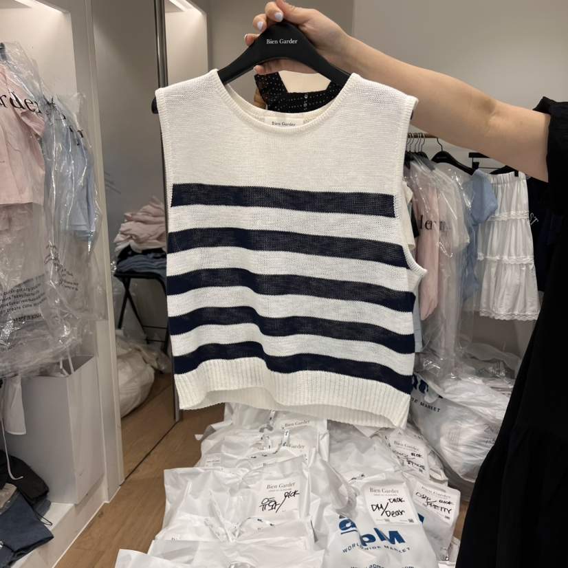 BIEN GARDER韓國直郵女士新款真品休閑25春夏職業吊帶背心BIEN GARDER吊帶/背心