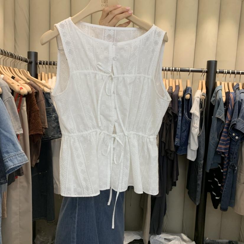 OUS/INCH-L東大門代購女士新品推薦熱賣25春夏人氣吊帶背心OUS/INCH吊帶/背心