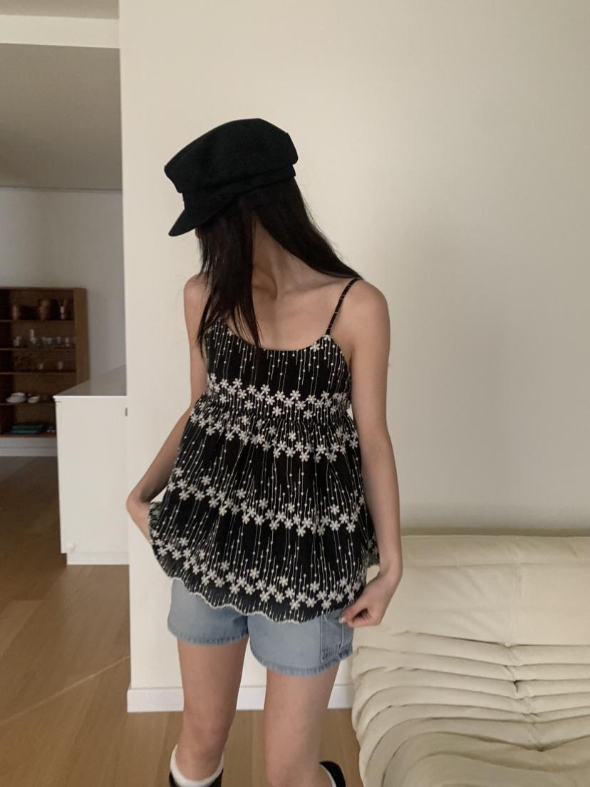 BADCALM韓國直郵女裝新品職業休閑真品熱賣時尚吊帶背心蕾絲BADCALM吊帶/背心