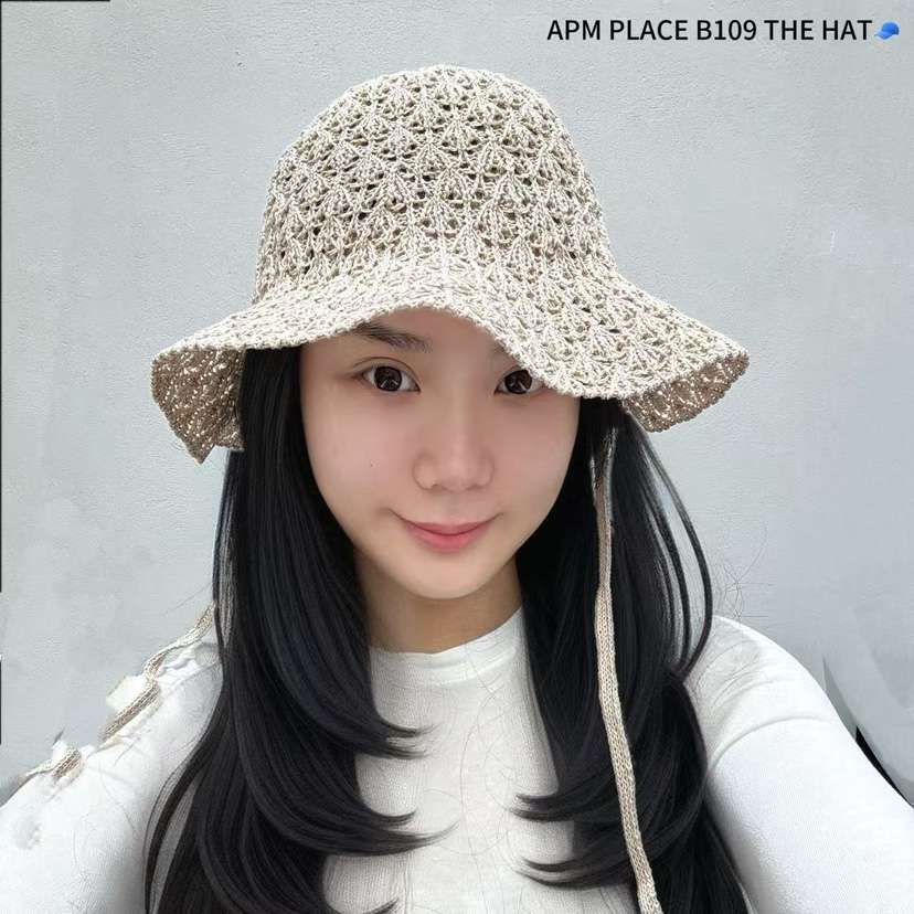 THE HAT-P韓國直郵女士新品25春夏真品熱賣職業帽子漁夫帽THE HAT帽子