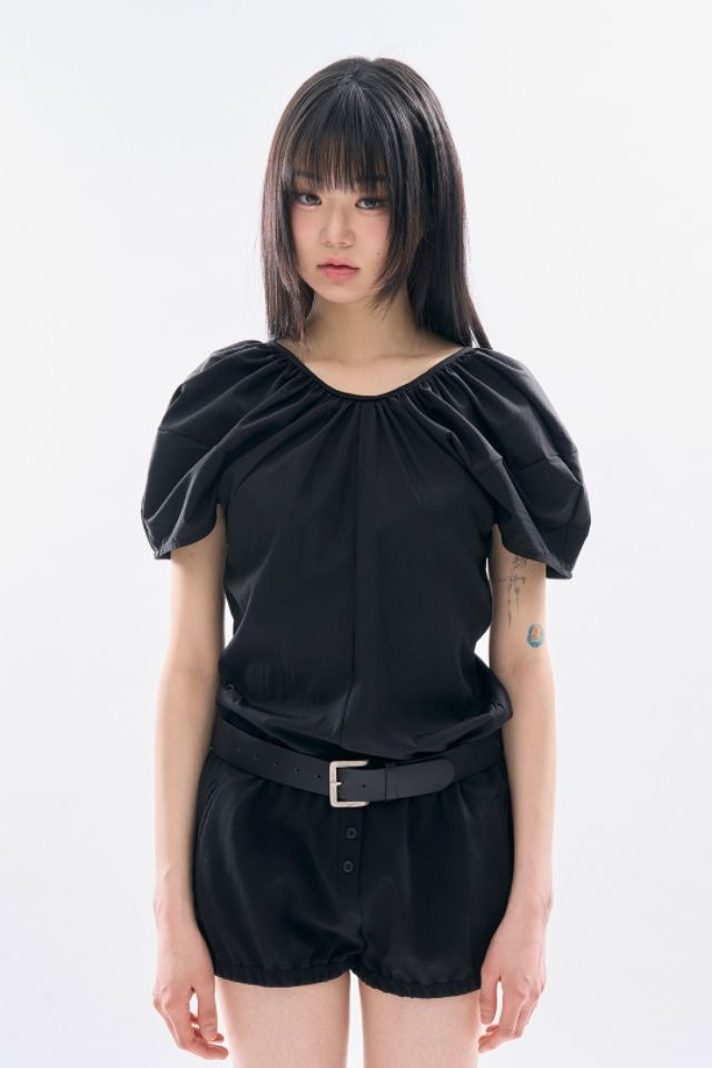 LIVE FOREVER東大門代購女裝新品時尚職業休閑人氣襯衫蕾絲衫LIVE FOR_EVER襯衫/蕾絲衫
