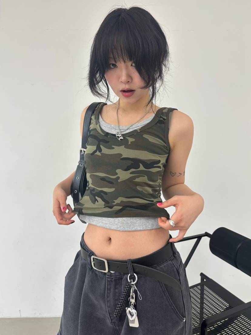 SHOTGUN東大門直郵女裝新款真品職業推薦熱賣人氣休閑吊帶背心SHOTGUN吊帶/背心