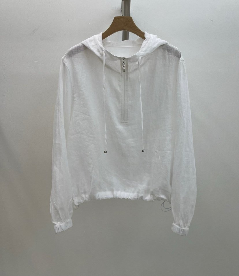 1 2ILLY-S韓國直郵女裝新品真品休閑25春夏襯衫蕾絲衫兜帽亞麻1 2ILLY/THE SIL襯衫/蕾絲衫