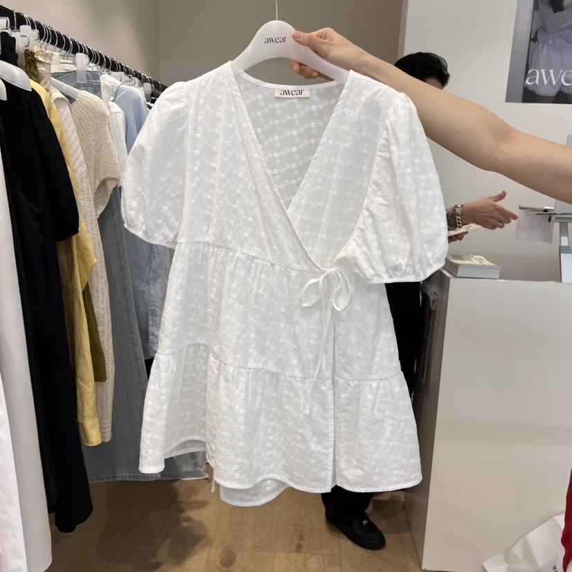 RUMIRU/AWEAR東大門代購女士新品熱賣休閑時尚25春夏襯衫蕾絲衫awear/RUMIRU襯衫/蕾絲衫