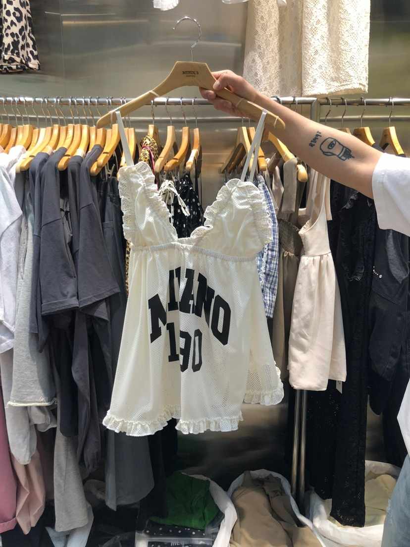 MENDL S韓國直郵女裝新品25春夏推薦職業人氣熱賣吊帶背心MENDL S吊帶/背心
