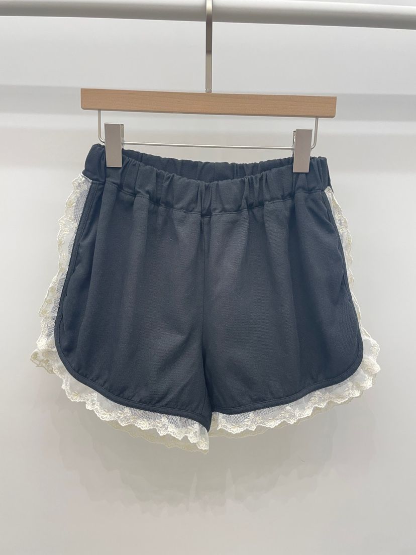 NYLON東大門實拍女士新品25春夏熱賣真品職業人氣推薦短褲蕾絲NYLON短褲