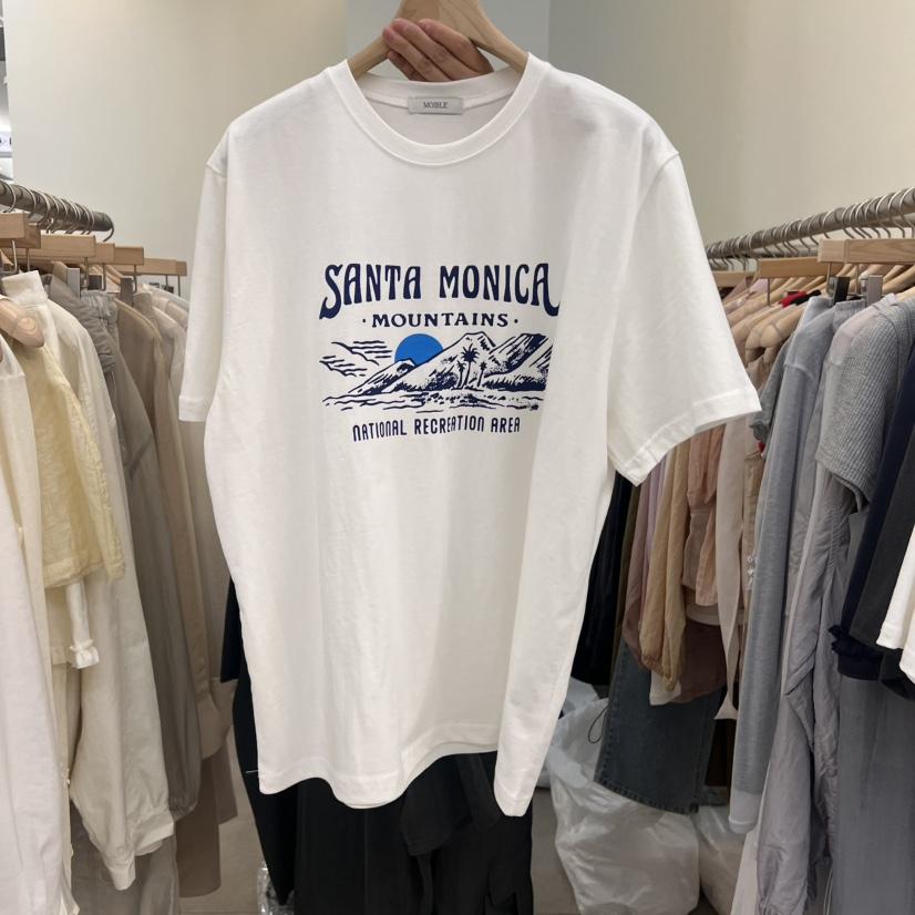 MOIBLE韓國直郵女裝新品真品推薦25春夏休閑人氣熱賣時尚T恤MOIBLET恤