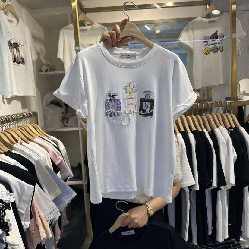 COCO HOLIC東大門直郵女裝新品熱賣休閑時尚人氣真品職業T恤COCO HOLICT恤