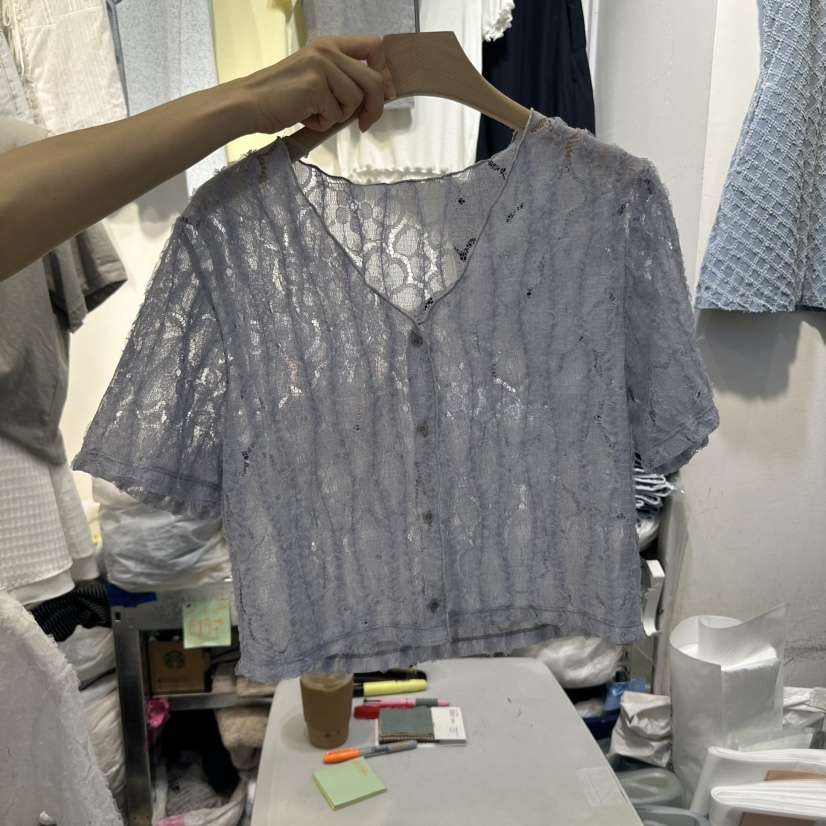 HARU東大門直郵女裝新品真品職業25春夏人氣襯衫蕾絲衫開衫HARU襯衫/蕾絲衫