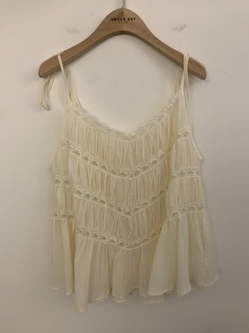 UNDER KEY韓國直郵㊣東大門實拍女裝新品休閑25春夏吊帶背心UNDER KEY吊帶/背心