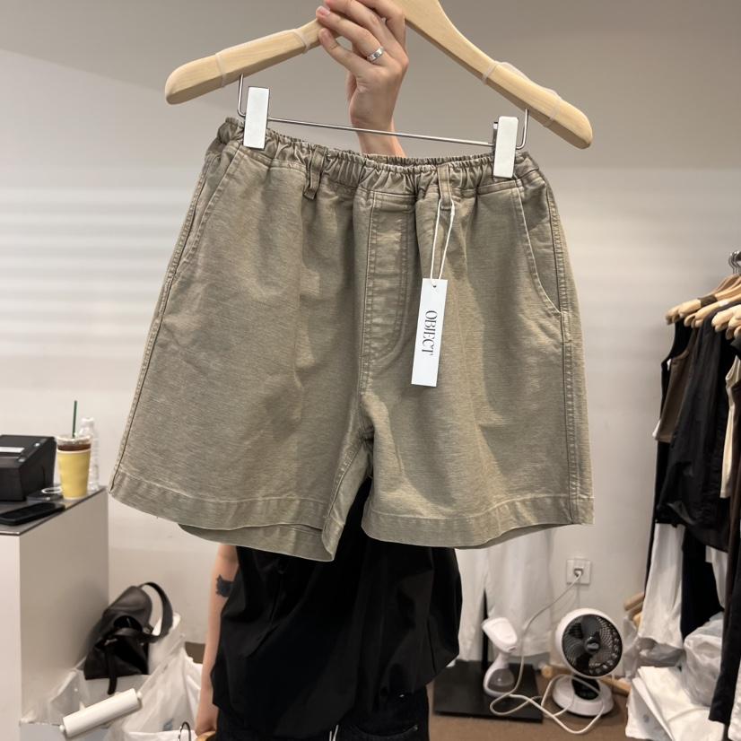 OBJECT韓國直郵㊣女裝新品推薦熱賣25春夏人氣時尚休閑短褲OBJECT短褲