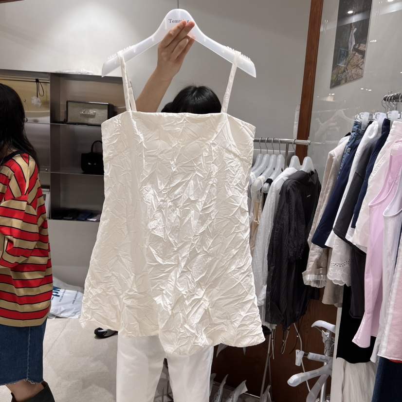 TEMPTING直郵韓國代購㊣女裝新品人氣推薦休閑時尚連衣裙褶皺TEMPTING連衣裙