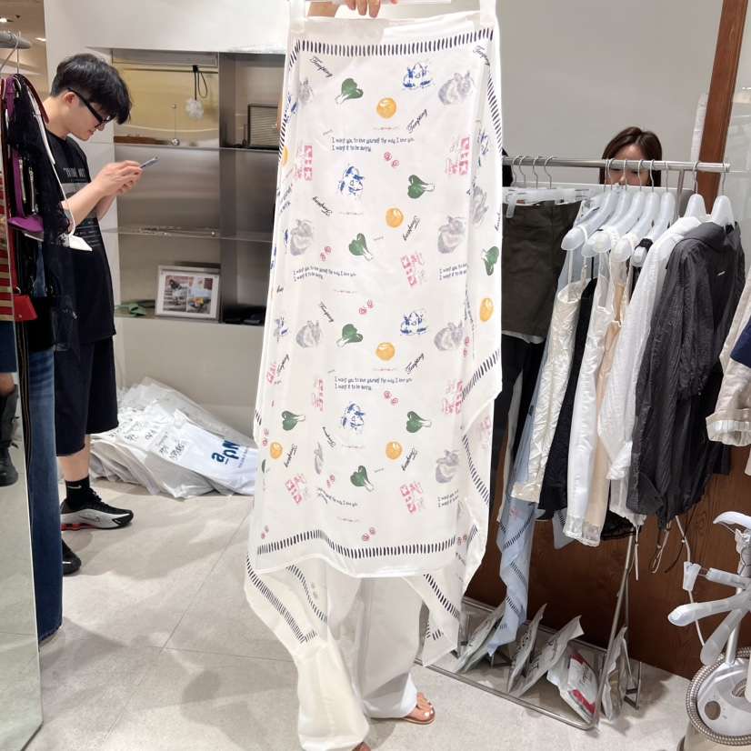 TEMPTING韓國直郵㊣女裝新款人氣熱賣25春夏休閑推薦圍巾披肩TEMPTING圍巾/披肩