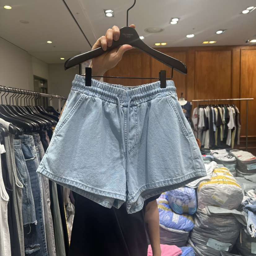 GARMENT-P韓國㊣直郵東大門代購女裝新品休閑25春夏短褲綁帶GARMENT短褲