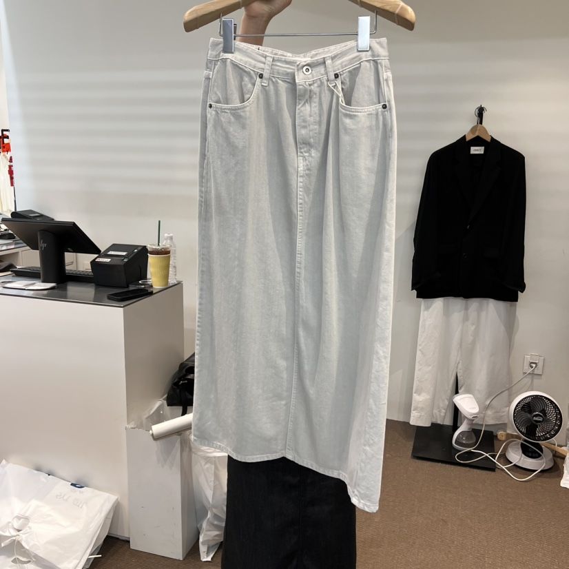 OBJECT韓國㊣直郵東大門代購女裝新品休閑半身裙中短裙天絲OBJECT半身裙/中短裙