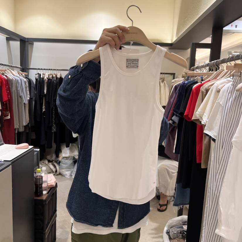 SELF SERVICE韓國直郵㊣女裝新品熱賣休閑人氣25春夏吊帶背心SELF SERVICE吊帶/背心
