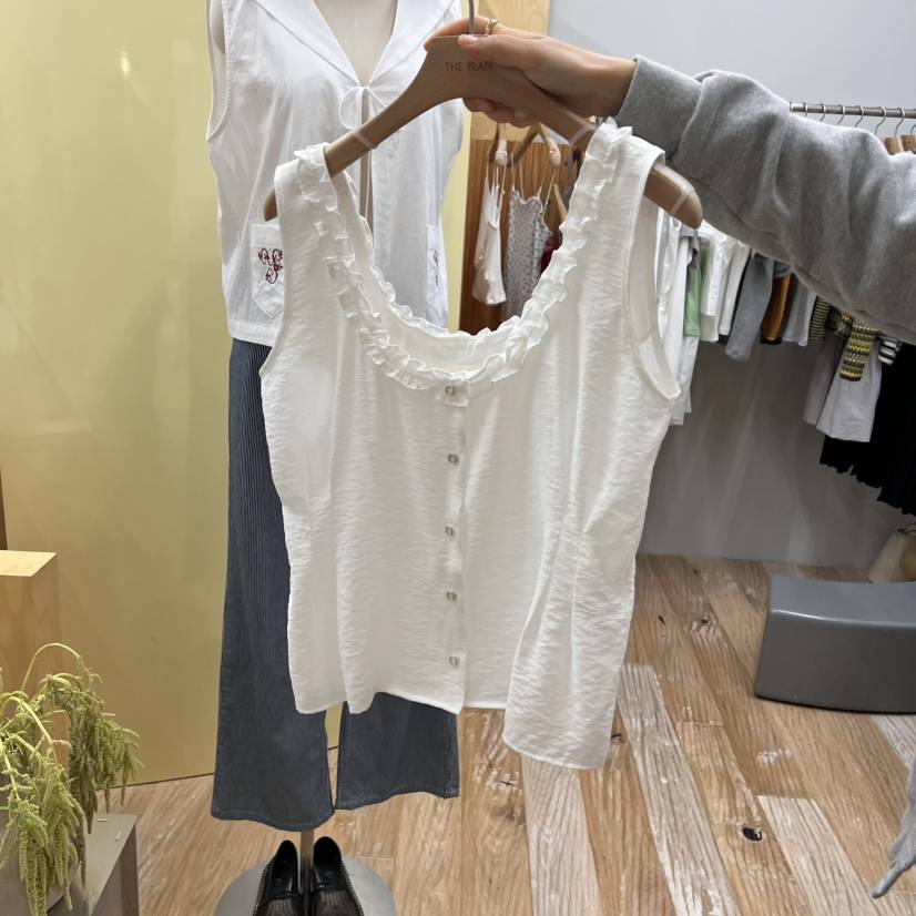 THEPLAN韓國㊣直郵東大門代購女裝新品25春夏時尚推薦吊帶背心THE PLAN吊帶/背心