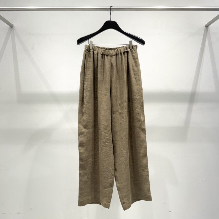 RIVER直郵韓國代購㊣女裝新品25春夏時尚熱賣推薦休閑褲亞麻WATER/RIVER休閑褲