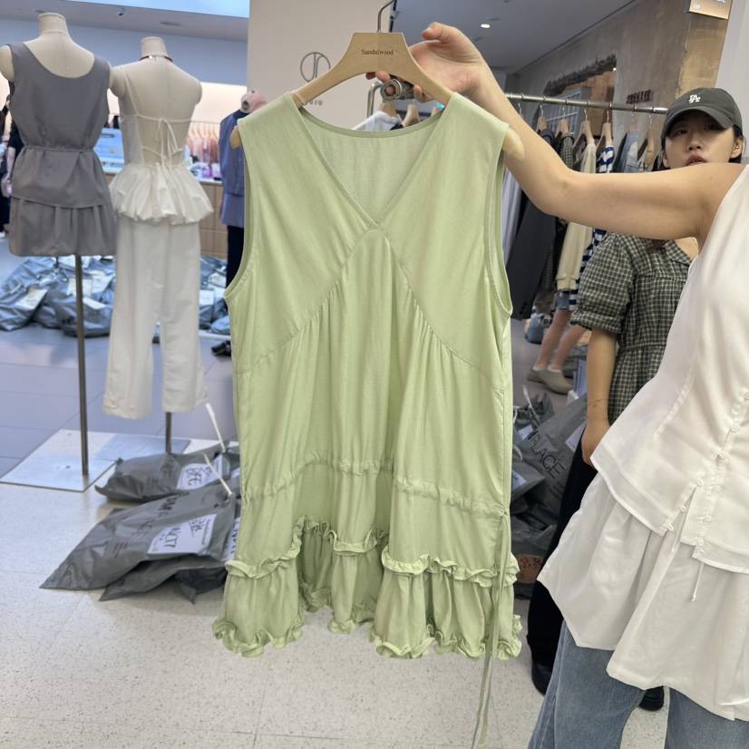 SANDALWOOD韓國㊣直郵東大門代購女裝新款25春夏推薦連衣裙SANDALWOOD連衣裙