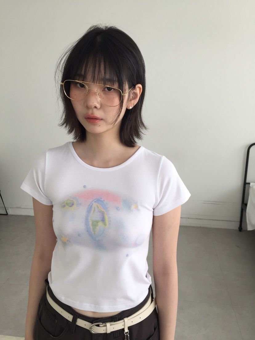 I I韓國直郵㊣女裝新品人氣推薦休閑25春夏熱賣時尚T恤ITSSONGT恤