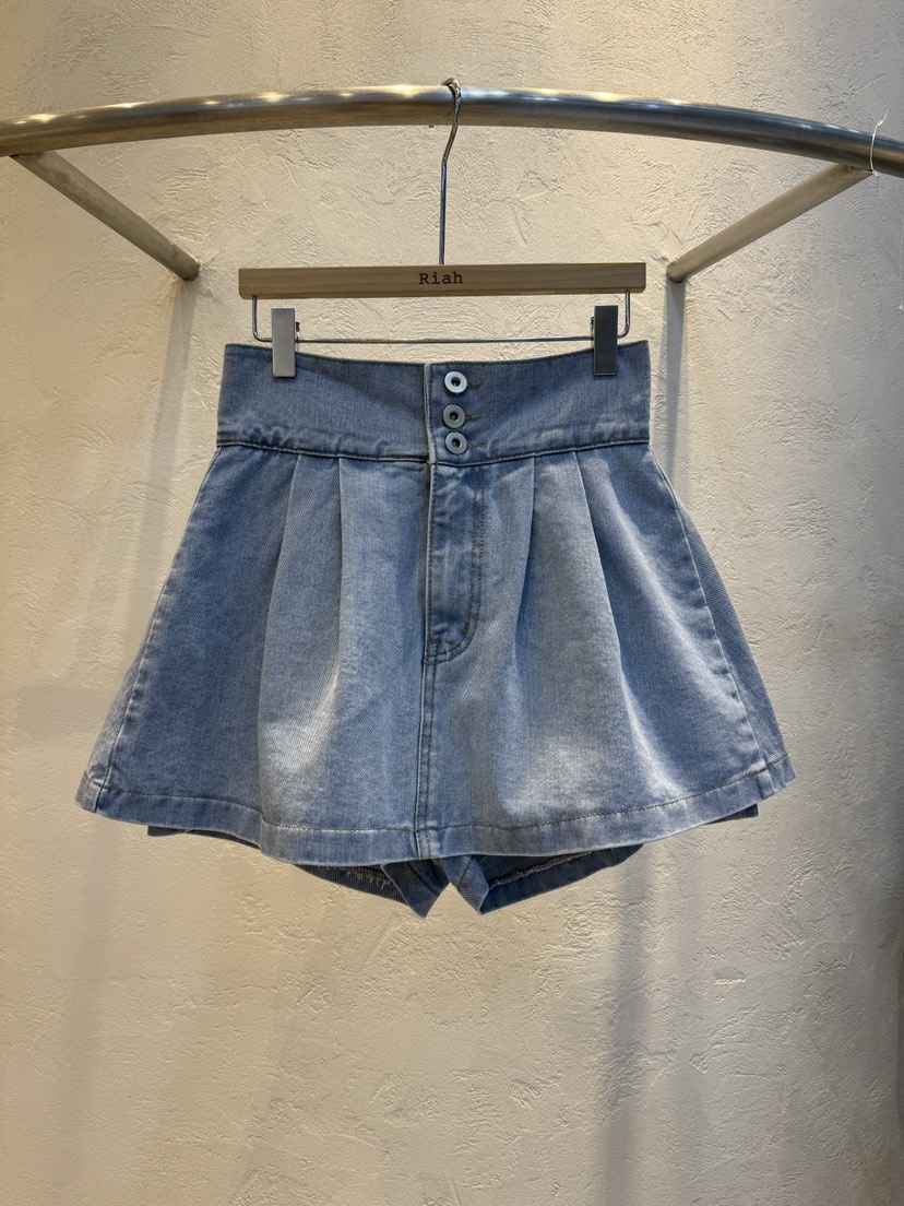 RIAH韓國直郵㊣女裝新品推薦25春夏休閑熱賣人氣時尚裙褲百褶RIAH裙褲