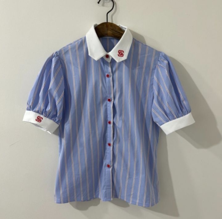 火Ⅱ-화투-T韓國㊣直郵東大門代購女裝新品25春夏襯衫蕾絲衫火Ⅱ襯衫/蕾絲衫