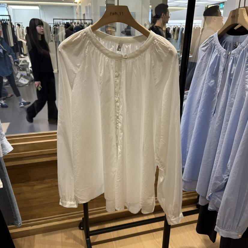 FEBRUARY 11直郵韓國代購㊣女裝新品25春夏人氣襯衫蕾絲衫FEBRUARY11襯衫/蕾絲衫