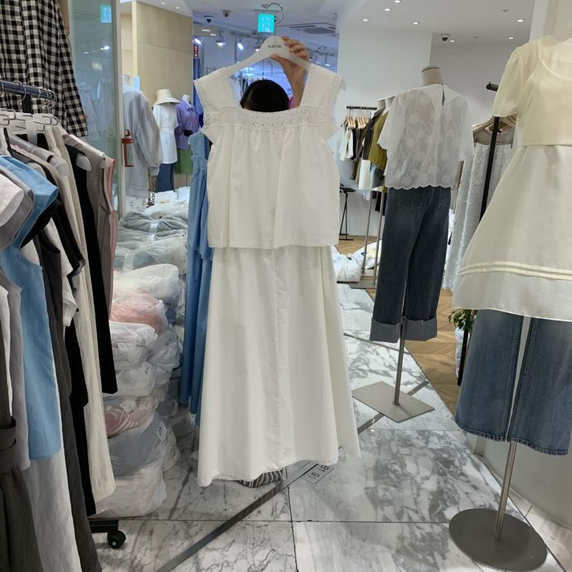 ALMOND韓國直郵㊣東大門實拍女裝新品時尚人氣25春夏連衣裙ALMOND連衣裙