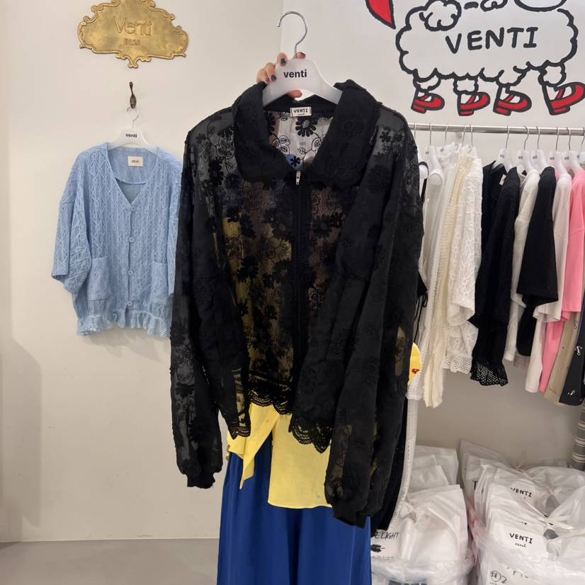 VENTI韓國直郵㊣女裝新款時尚休閑25春夏熱賣推薦人氣夾克VENTI夾克
