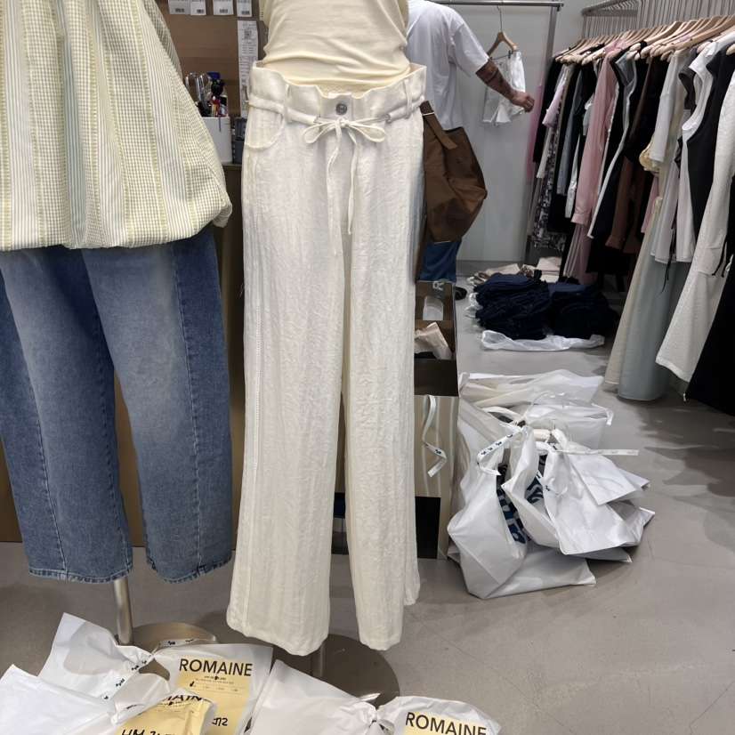 ROMAINE韓國㊣直郵東大門代購女裝新品25春夏熱賣休閑休閑褲ROMAINE休閑褲