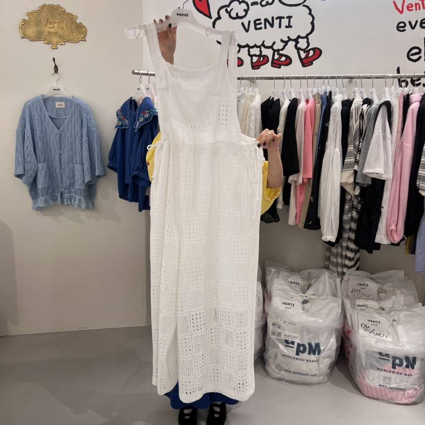 VENTI韓國㊣直郵東大門代購女裝新品時尚推薦25春夏休閑背帶褲VENTI背帶褲