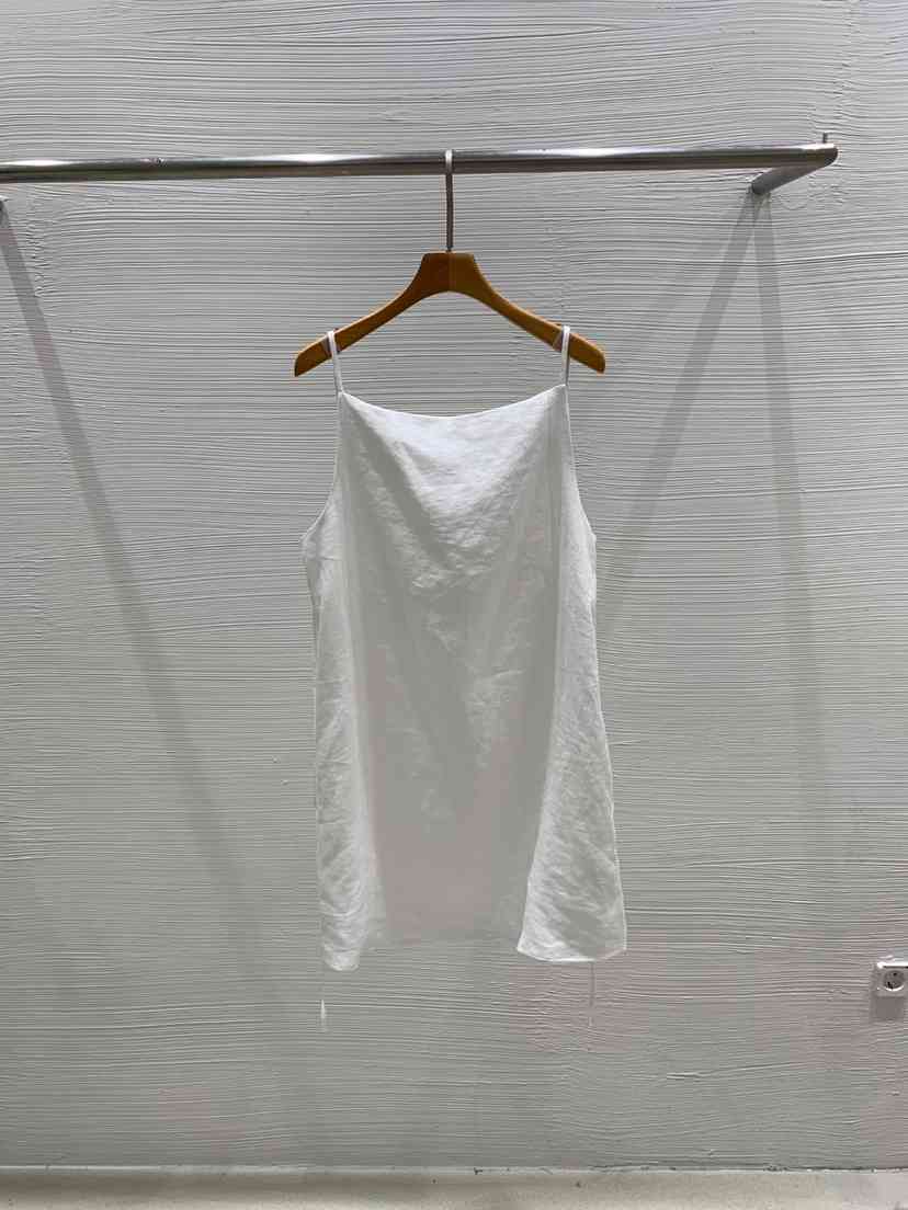 LUCY SALON韓國直郵㊣東大門實拍女裝新品25春夏吊帶背心柔軟亞麻LUCY SALON吊帶/背心