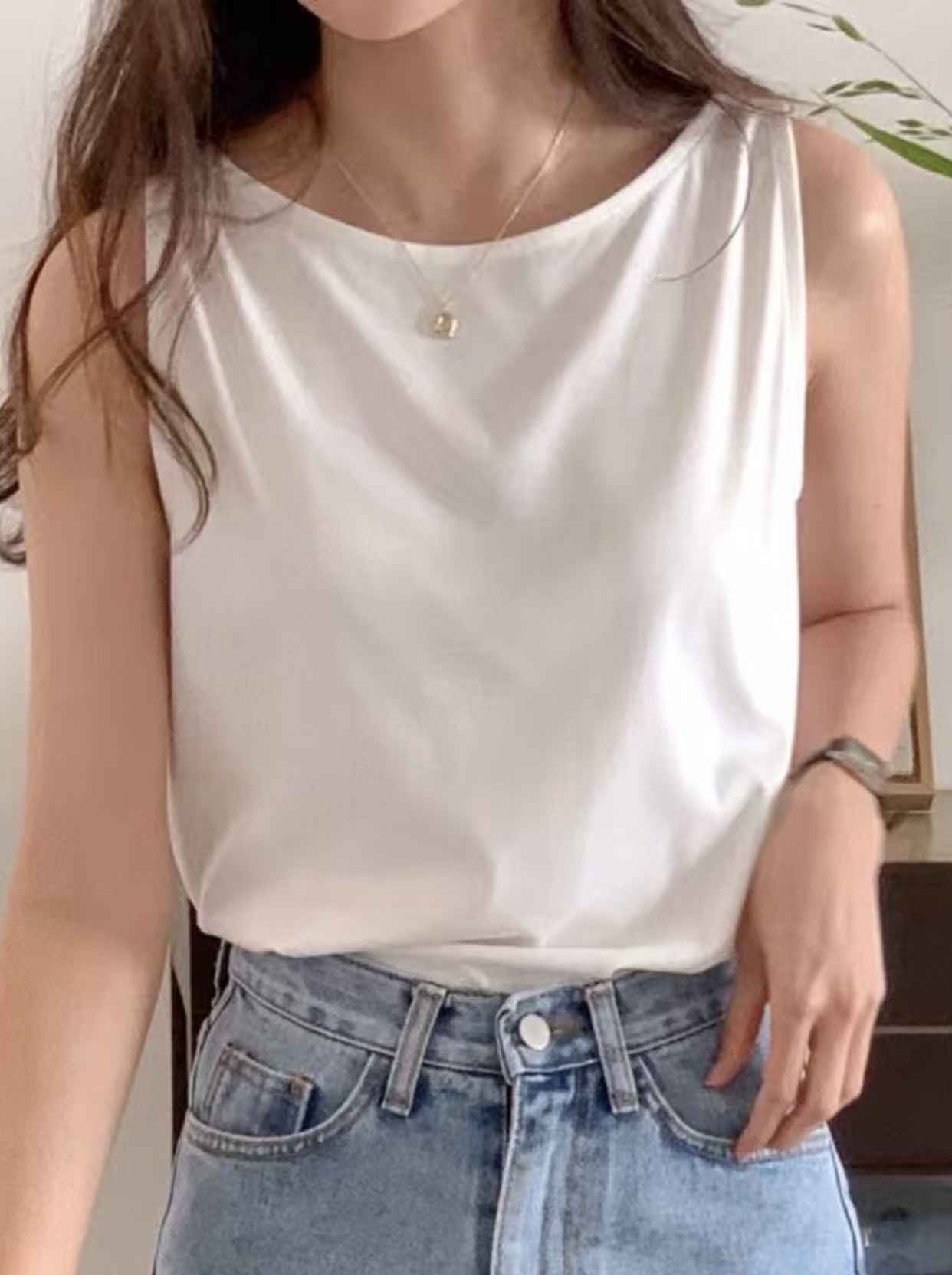 CHOCOLATE-초콜렛-T直郵韓國代購㊣女裝新品25春夏吊帶背心CHOCOLATE吊帶/背心