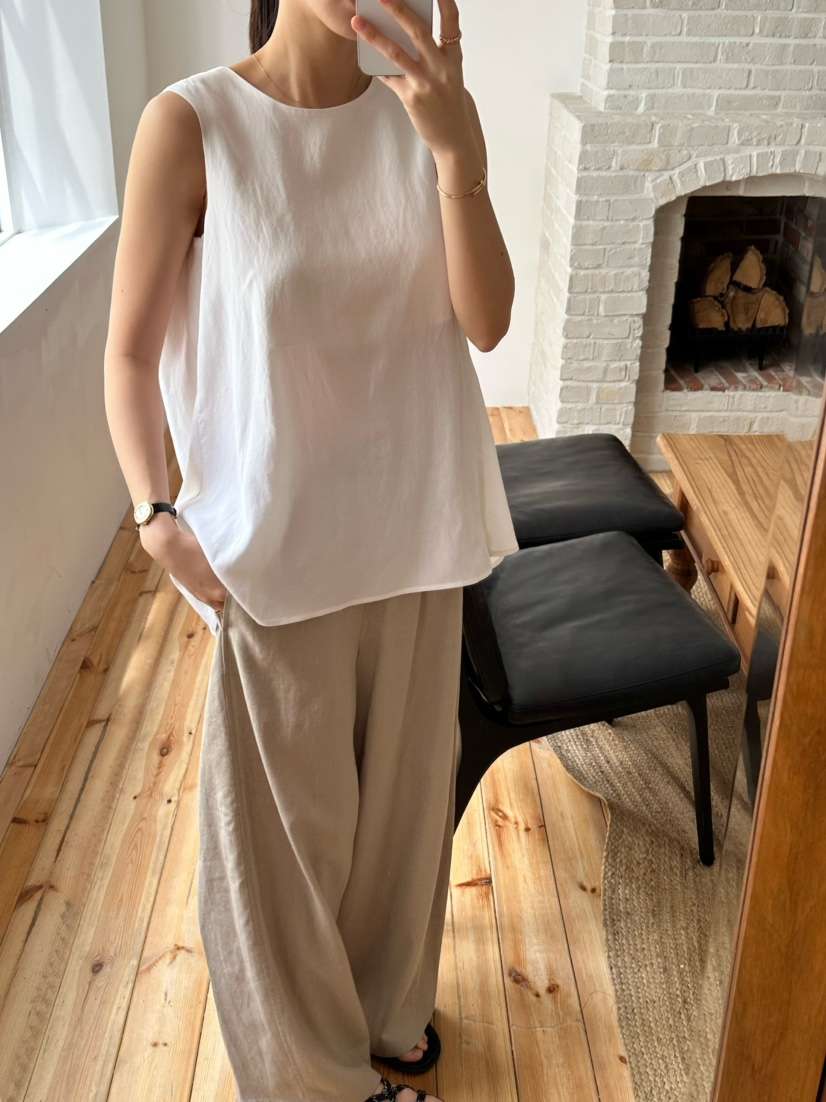 LE VASE直郵韓國代購㊣女裝新品休閑推薦25春夏人氣吊帶背心LE VASE吊帶/背心